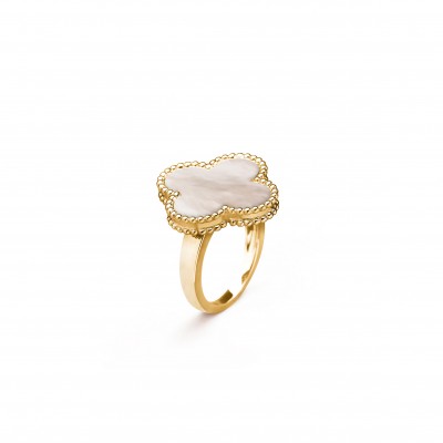 VAN CLEEF ARPELS MAGIC ALHAMBRA RING - YELLOW GOLD, MOTHER-OF-PEARL  VCARF78900